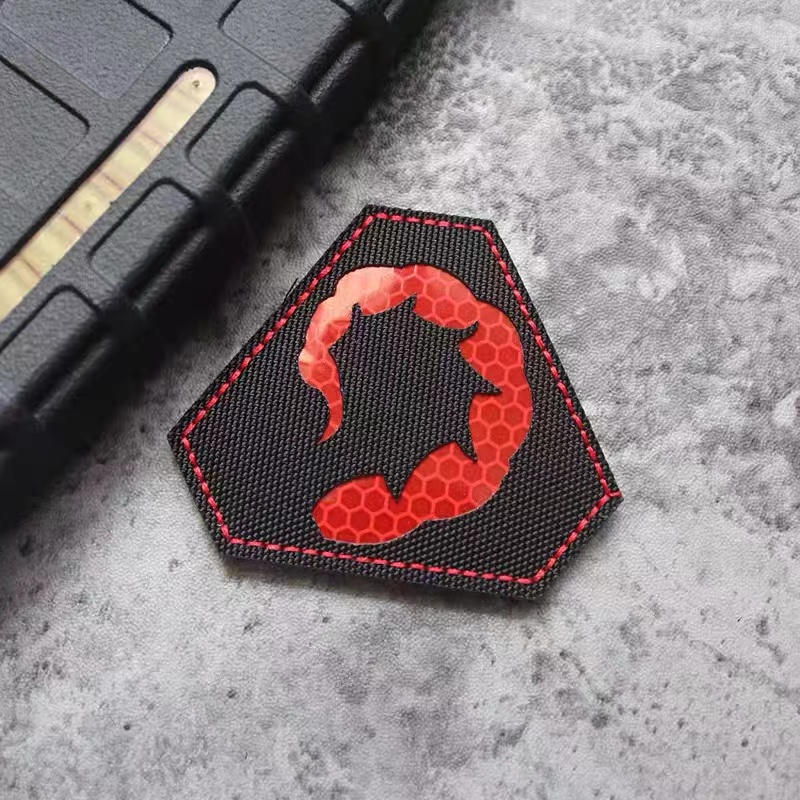 Custom Laser Cut Reflective Patches